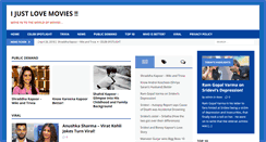 Desktop Screenshot of ijustlovemovies.com